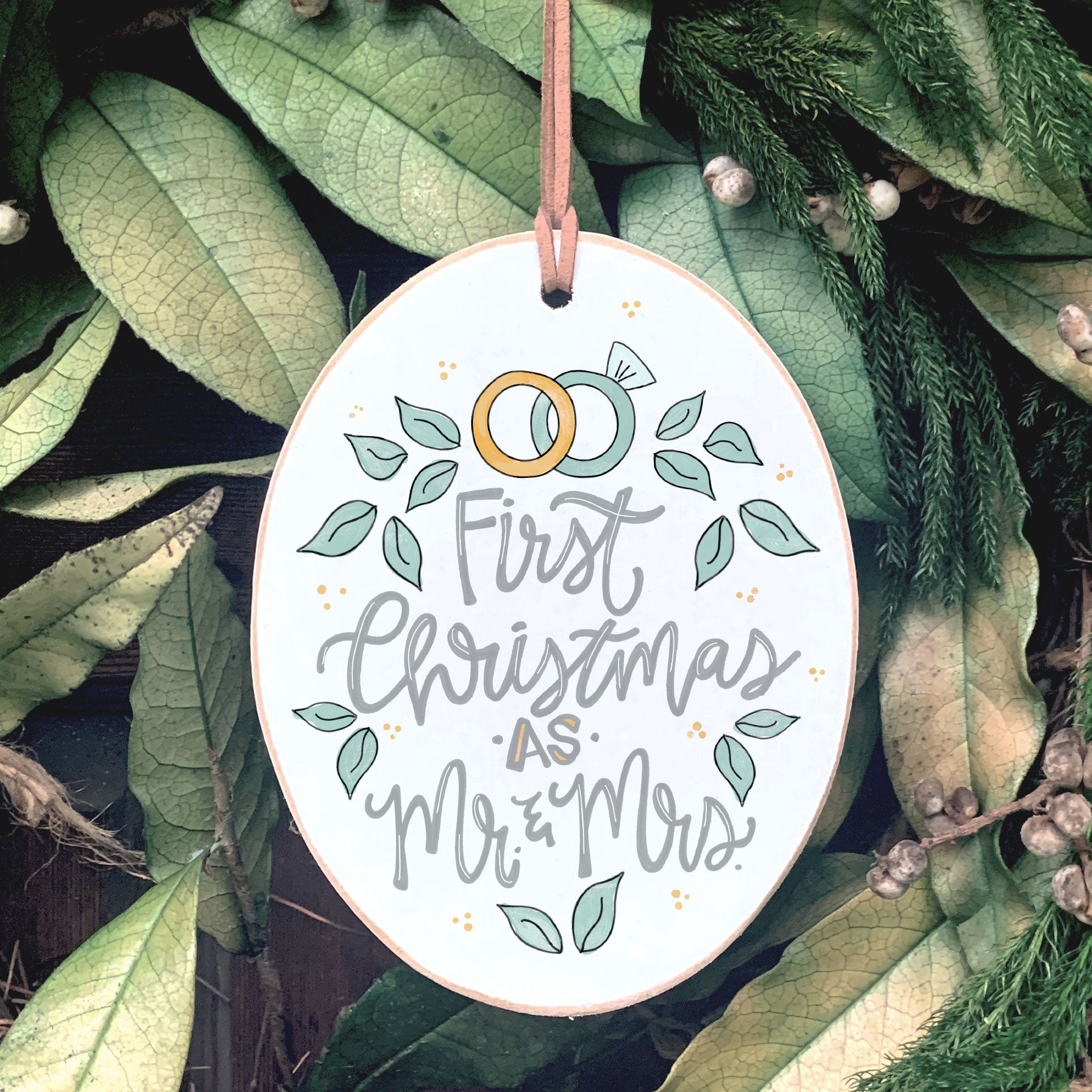 First christmas store ornaments wedding